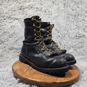 Georgia 8" Heritage Logger Men 11W Gore-Tex Steel Toe Black Leather Work Boots